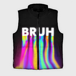 Мужской жилет BRUH Братан, цвет: 3D-черный