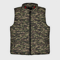 Мужской жилет Камуфляж Вязаный лесной
