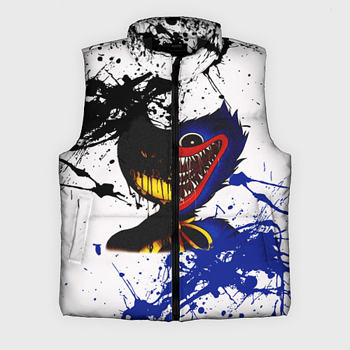 Мужской жилет BENDY AND THE INK MACHINE POPPY PLAYTIME / 3D-Черный – фото 1