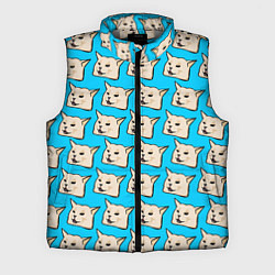 Мужской жилет Screaming woman cat