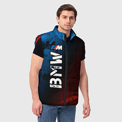 Мужской жилет БМВ BMW Краски, цвет: 3D-красный — фото 2