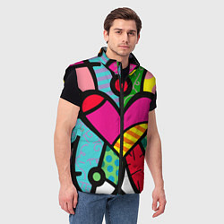 Мужской жилет Ромеро Бритто Арт, цвет: 3D-черный — фото 2