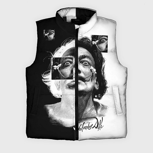 Мужской жилет Salvador Dali - Сальвадор Дали / 3D-Черный – фото 1