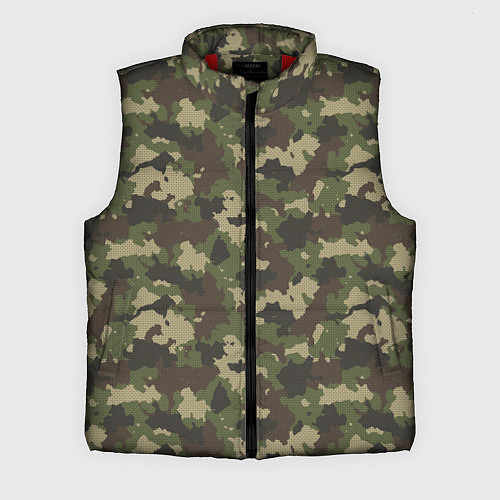 Мужской жилет Камуфляж для Леса / 3D-Красный – фото 1