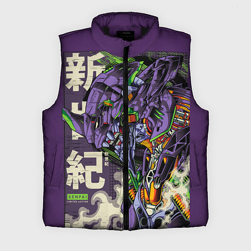 Мужской жилет Evangelion Eva-01 / 3D-Черный – фото 1