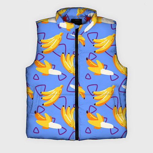 Мужской жилет Спелые бананы / 3D-Красный – фото 1