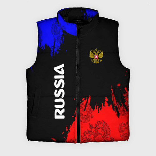 Мужской жилет Russia Патриот / 3D-Черный – фото 1