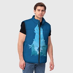 Мужской жилет Шень Хе Genshin Impact, цвет: 3D-черный — фото 2