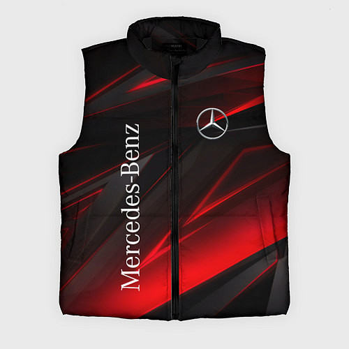 Мужской жилет Mercedes-Benz Геометрия / 3D-Черный – фото 1