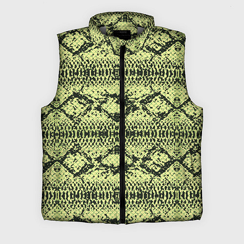 Мужской жилет Крокодиловая кожа / 3D-Светло-серый – фото 1