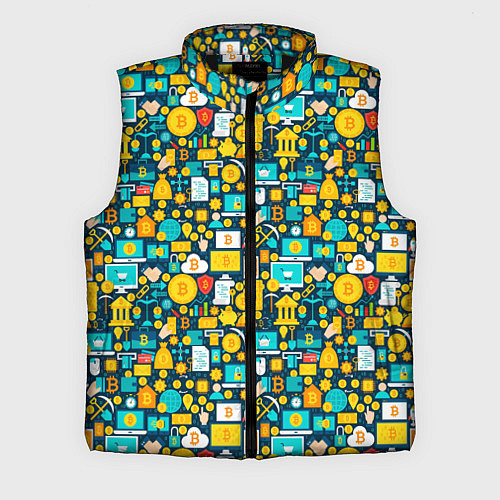 Мужской жилет Трейдер Криптовалют / 3D-Черный – фото 1