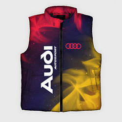 Мужской жилет АУДИ Autosport Пламя, цвет: 3D-черный