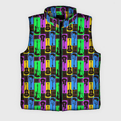 Мужской жилет Красочные Гитары