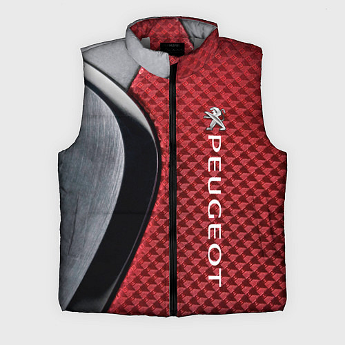 Мужской жилет Peugeot texture / 3D-Светло-серый – фото 1