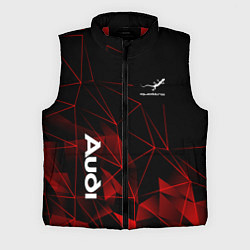 Мужской жилет Ауди, Audi Красный узор, цвет: 3D-красный