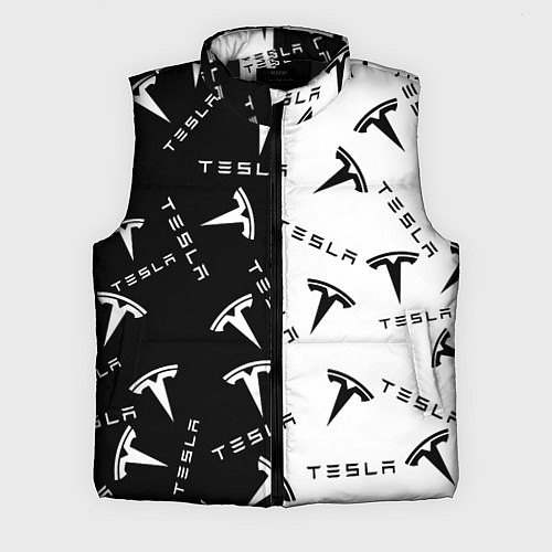 Мужской жилет Tesla Black & White / 3D-Черный – фото 1