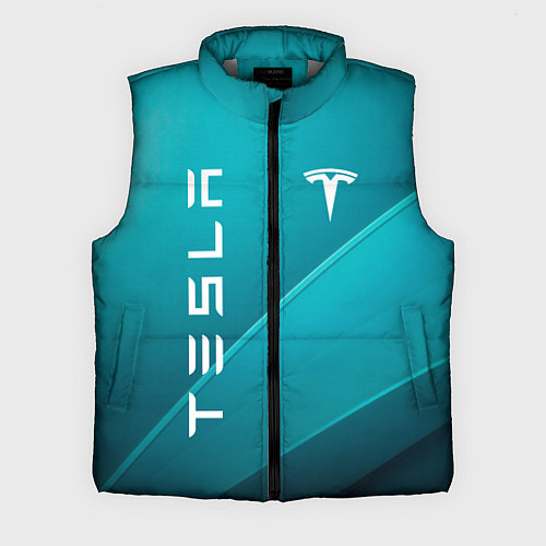 Мужской жилет Tesla - Sport / 3D-Светло-серый – фото 1