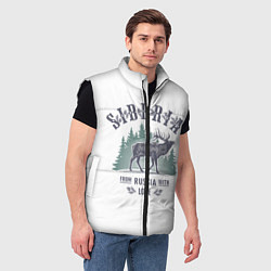 Мужской жилет SIBERIA из России с Любовью, цвет: 3D-черный — фото 2