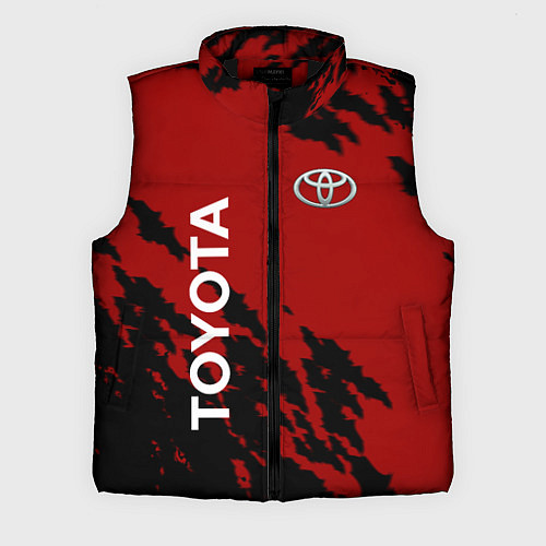 Мужской жилет Toyota - Летучие мыши / 3D-Черный – фото 1
