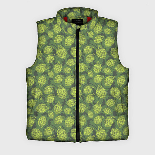 Мужской жилет Хмель Hop / 3D-Красный – фото 1