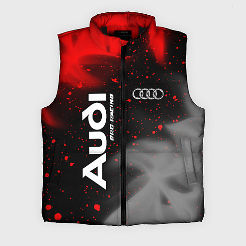 Мужской жилет АУДИ Pro Racing Огонь / 3D-Черный – фото 1