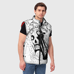 Мужской жилет Drowning in illusions, цвет: 3D-красный — фото 2