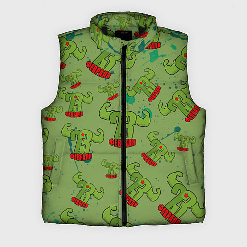 Мужской жилет Для сильной половины человечества / 3D-Черный – фото 1