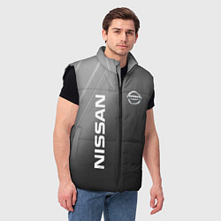 Мужской жилет Ниссан, цвет: 3D-черный — фото 2