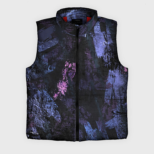 Мужской жилет Синий милитари / 3D-Красный – фото 1