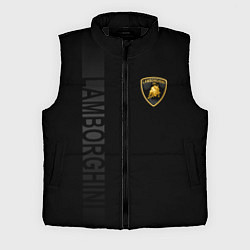 Мужской жилет Lamborghini боковая полоса, цвет: 3D-черный