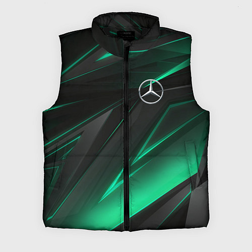 Мужской жилет MERCEDES-BENZ AMG NEON STRIPES PETRONAS / 3D-Черный – фото 1