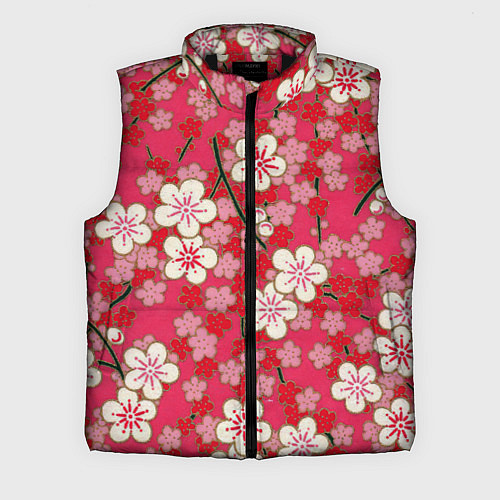 Мужской жилет Пышная весна / 3D-Черный – фото 1