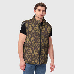 Мужской жилет Monogramm Pattern Dope Camo Dope Street Market, цвет: 3D-светло-серый — фото 2