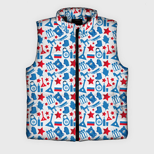 Мужской жилет Русский Символизм / 3D-Черный – фото 1