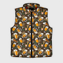 Мужской жилет Хмель и Пиво, цвет: 3D-красный