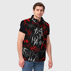 Мужской жилет HA HA HA, цвет: 3D-черный — фото 2