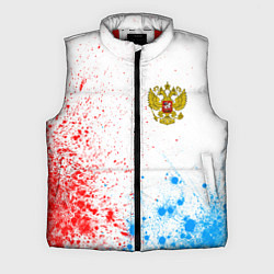 Мужской жилет RUSSIA - ГЕРБ - Арт, цвет: 3D-красный