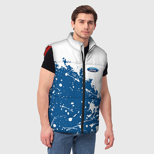 Мужской жилет Ford форд / 3D-Красный – фото 3