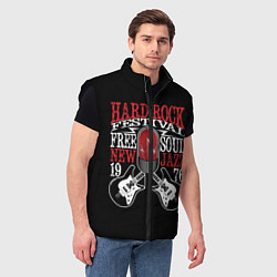 Мужской жилет HARD ROCK FESTIVAL, цвет: 3D-черный — фото 2