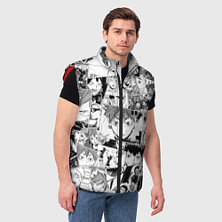 Мужской жилет Волейбол!! pattern, цвет: 3D-красный — фото 2