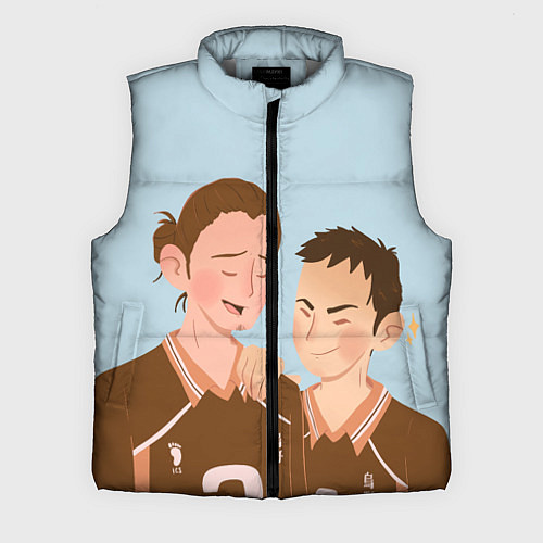 Мужской жилет Асахи и Даичи / 3D-Светло-серый – фото 1