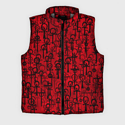 Мужской жилет Знаки вампиров, цвет: 3D-светло-серый
