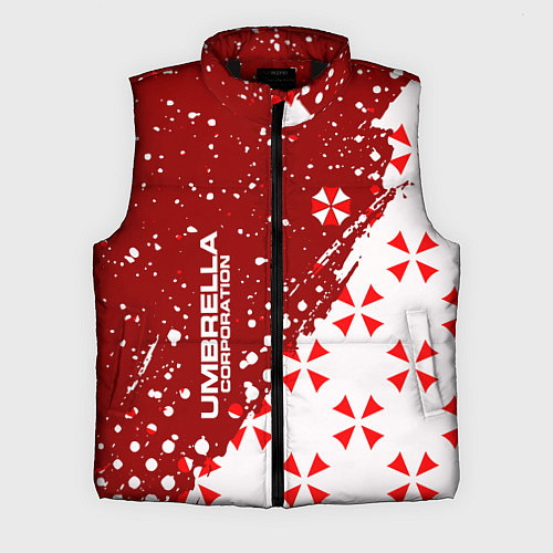 Мужской жилет Resident Evil Umbrella Corporation паттерн / 3D-Черный – фото 1