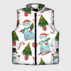 Мужской жилет НОВОГОДНИЕ ПЕРСОНАЖИ NEW YEARS CHARACTERS