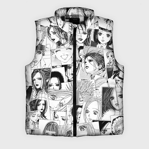 Мужской жилет Nana pattern / 3D-Черный – фото 1