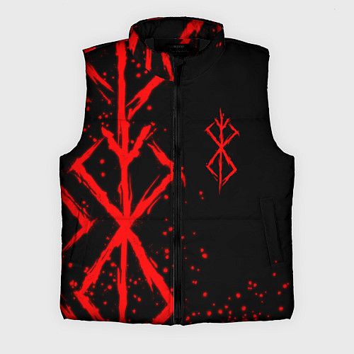 Мужской жилет КЛЕЙМО ЖЕРТВЫ BERSERK БЕРСЕРК / 3D-Черный – фото 1