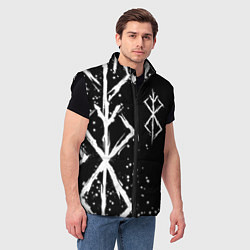 Мужской жилет КЛЕЙМО ЖЕРТВЫ - БЕРСЕРК, цвет: 3D-черный — фото 2