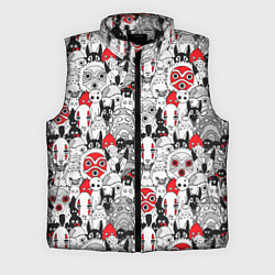 Мужской жилет Studio Ghibli Stars, цвет: 3D-черный