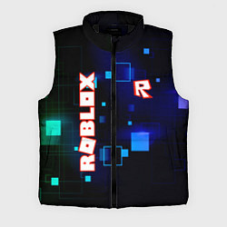 Мужской жилет ROBLOX неоновые кубики, цвет: 3D-черный