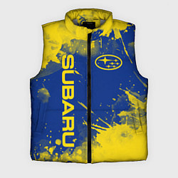 Мужской жилет SUBARU - СУБАРУ БРЫЗКИ КЛАССИЧЕСКИЕ, цвет: 3D-светло-серый